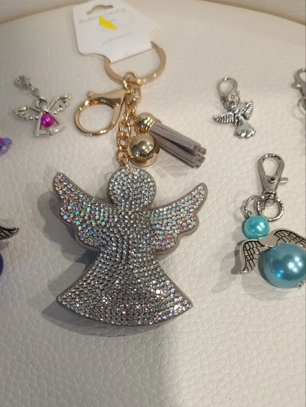 Angel Keychain/Purse Charm Bundle